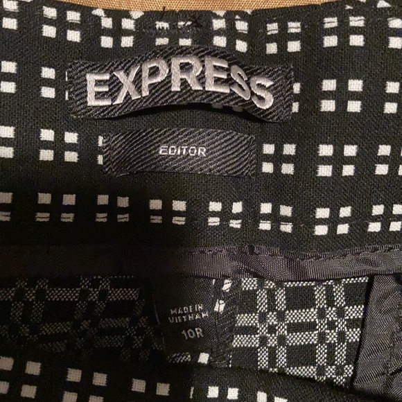 Express 'Editor' Style Pants -sz 10 - Picture 4 of 7